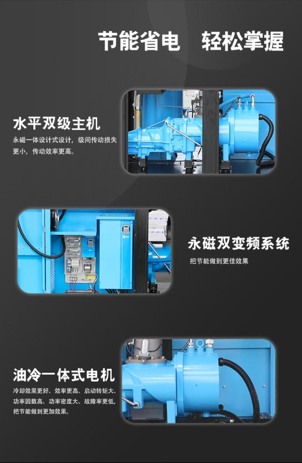 P系列3.0雙級螺桿空壓機